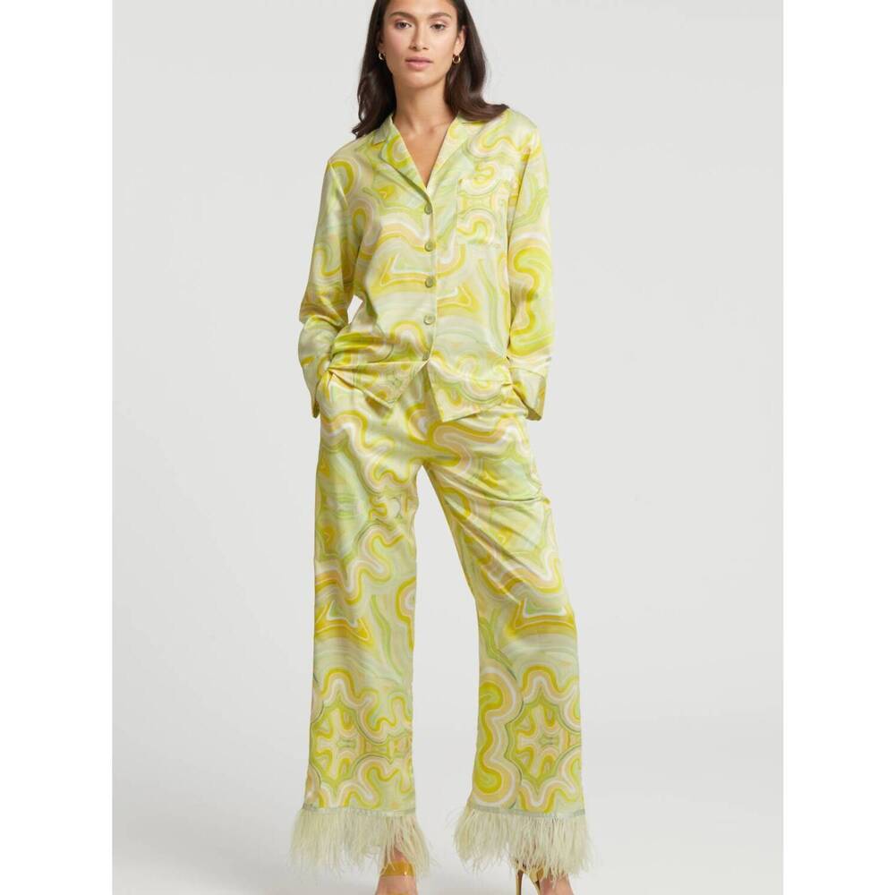 NEW RYA COLLECTION swan fashion pajama set in bridgette print